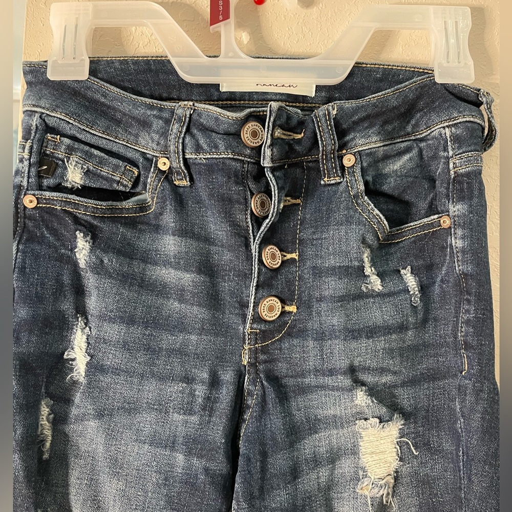2 pair of blue jeans
